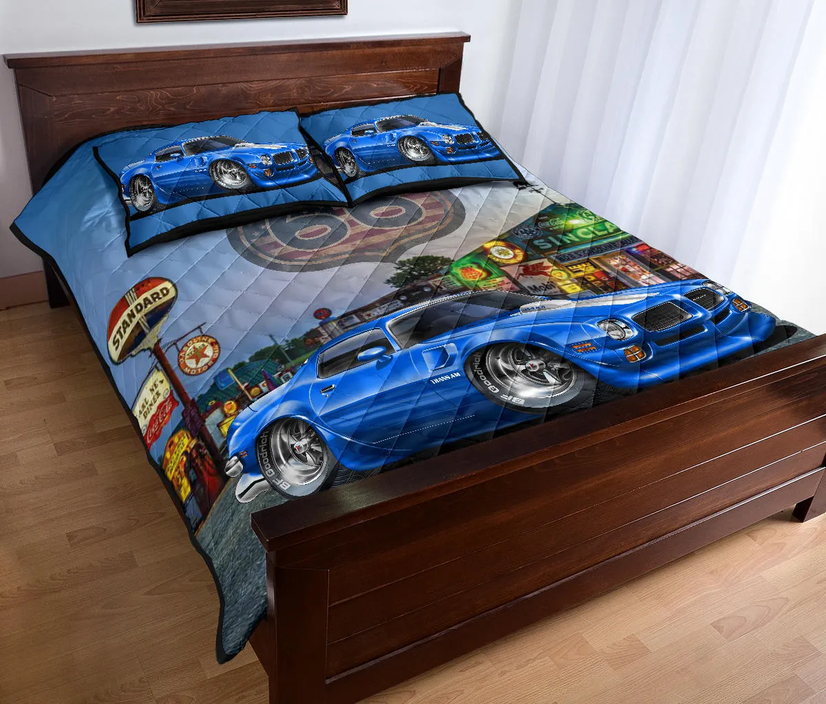 1971 Pontiac Trans Am Route 66 Quilt Set