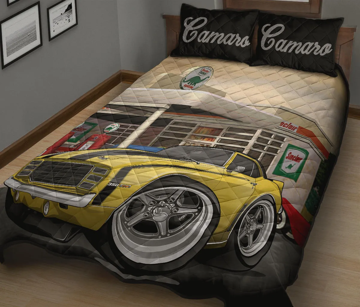 1st Generation Camaro Gas Station Quilt Set