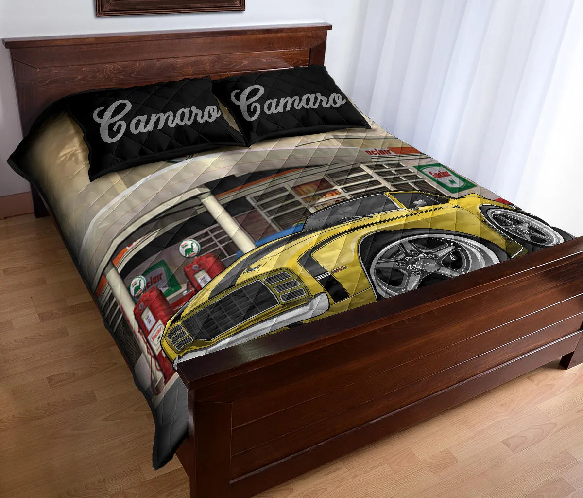 1st Generation Camaro Gas Station Quilt Set