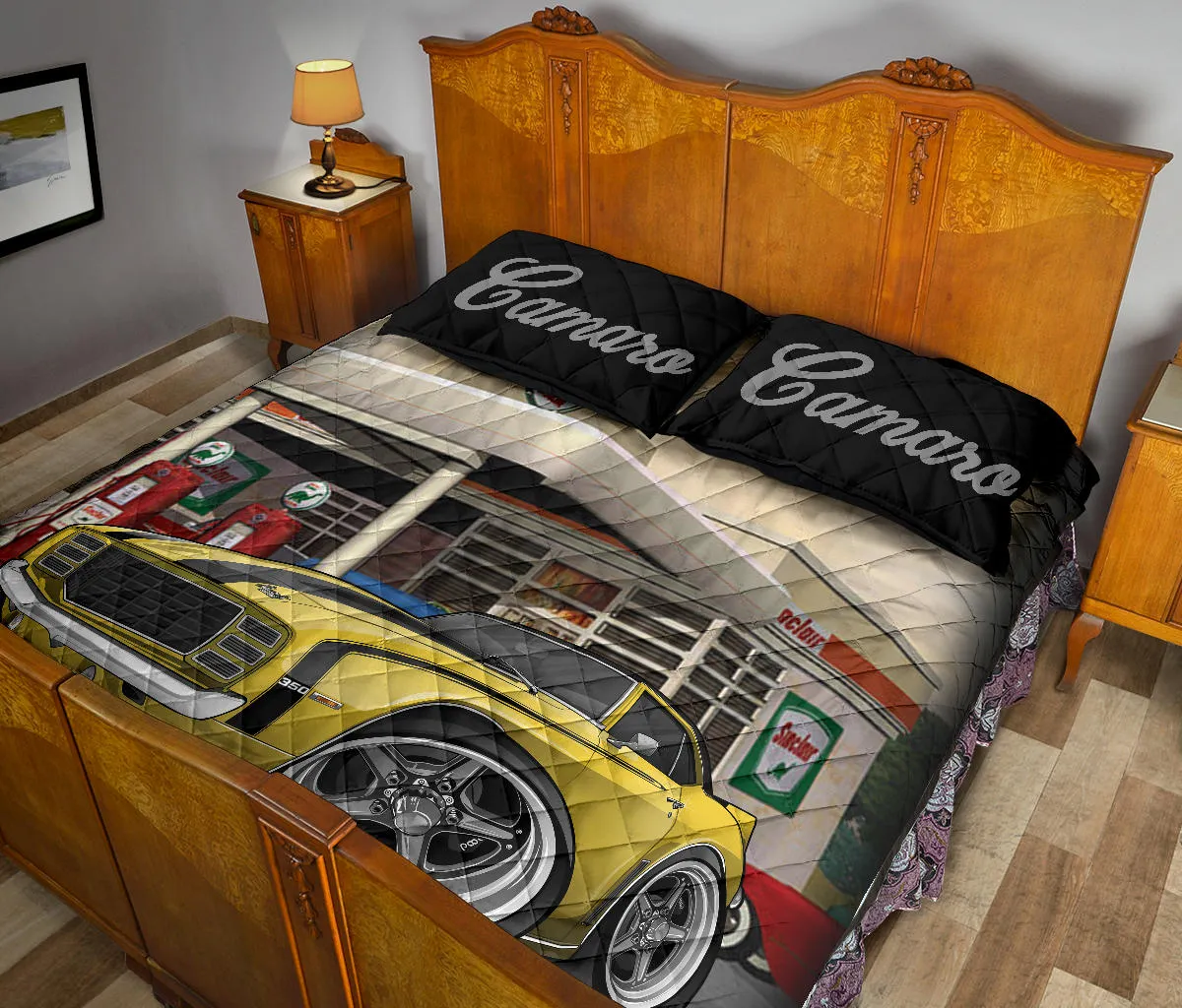 1st Generation Camaro Gas Station Quilt Set