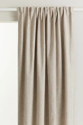 2-pack blackout curtain lengths - Light mole - Home All | H&M GB