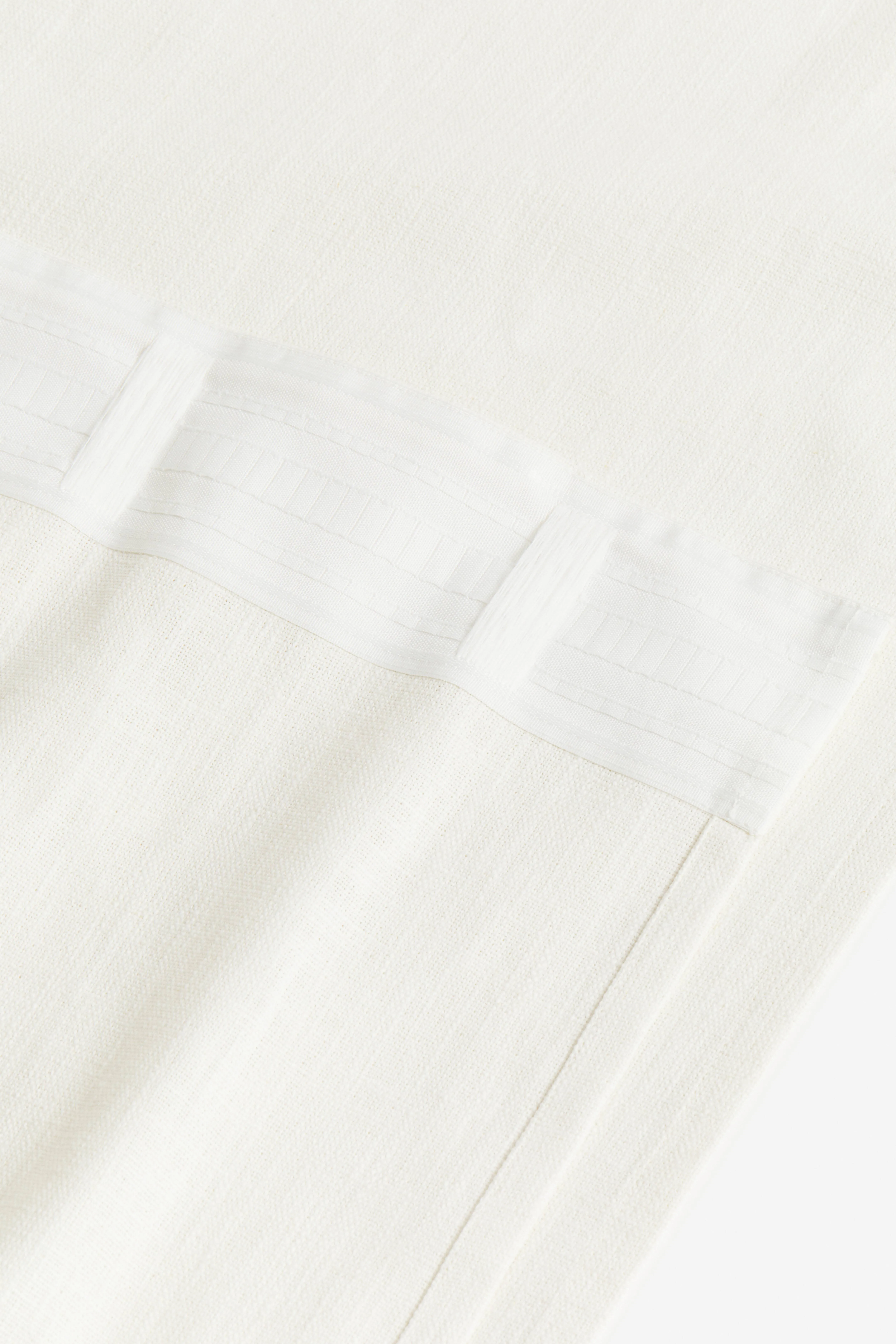 2-pack linen-blend curtain lengths - White - Home All | H&M GB