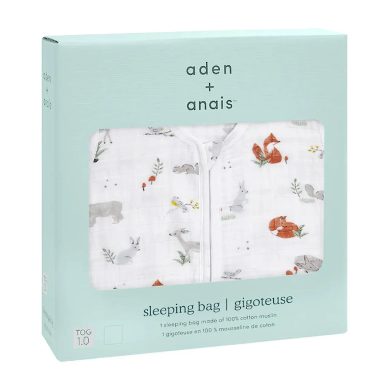 Aden + Anais Classic Sleeping Bag Naturally Eco Forest