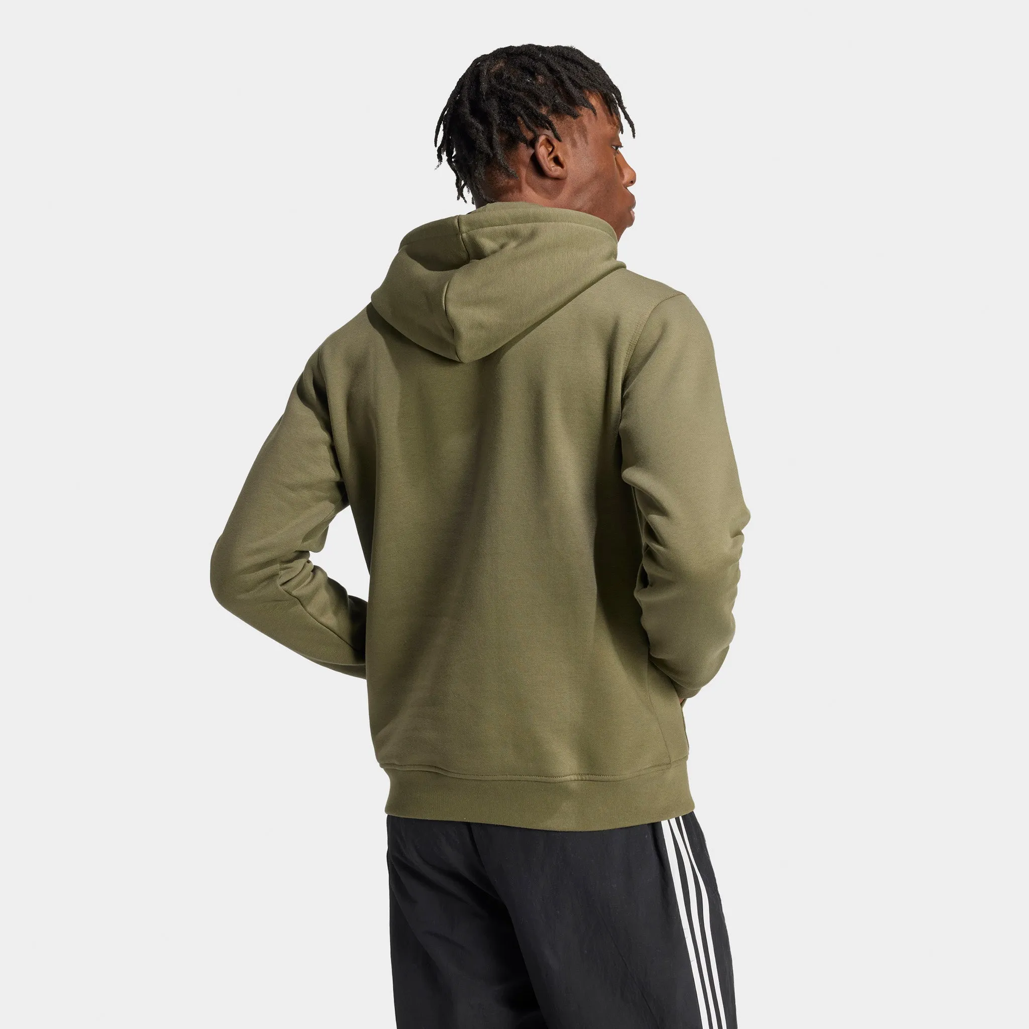 adidas Trefoil Essentials Hoodie / Olive Strata