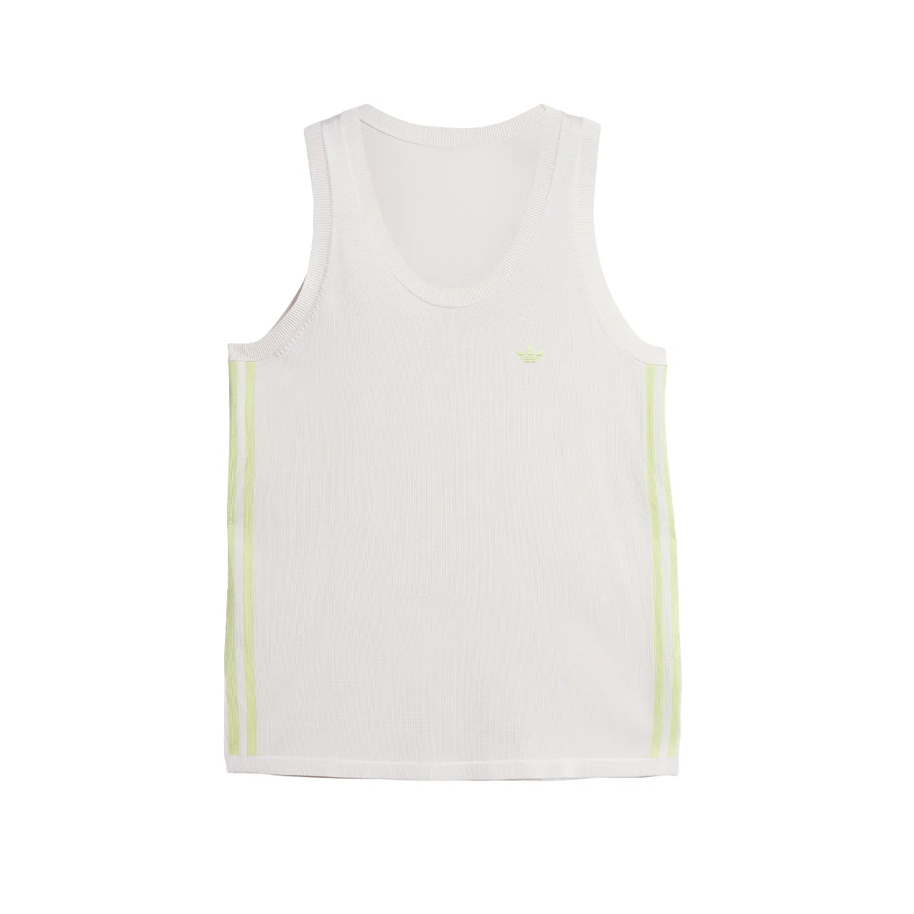 adidas x wales bonner knit vest (chalk white / semi frozen yellow)