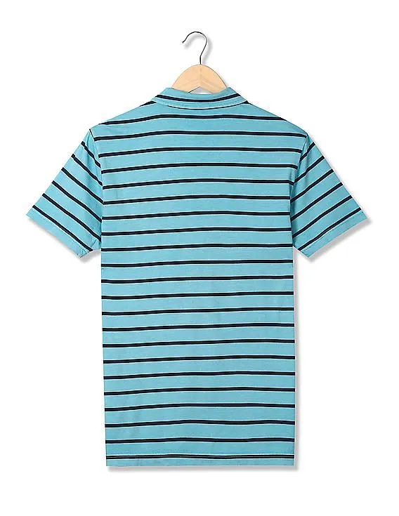 Aeropostale Striped Polo Shirt