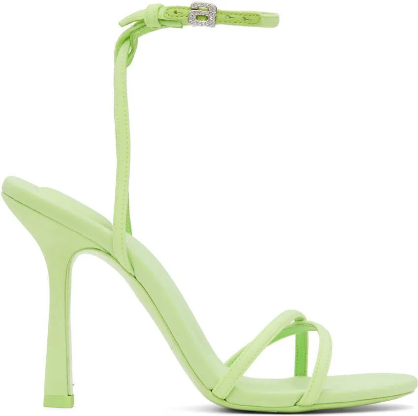 Alexander Wang Green Dahlia 105 Heeled Sandals