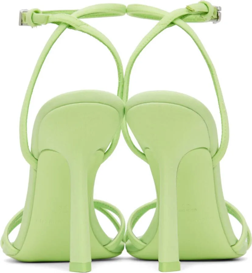 Alexander Wang Green Dahlia 105 Heeled Sandals