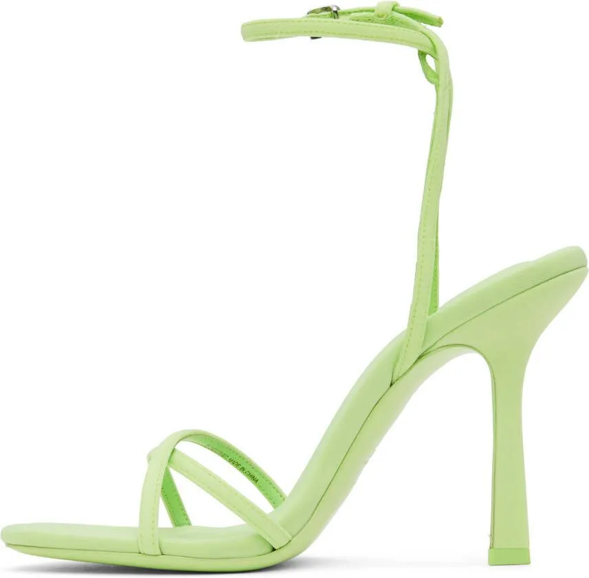 Alexander Wang Green Dahlia 105 Heeled Sandals