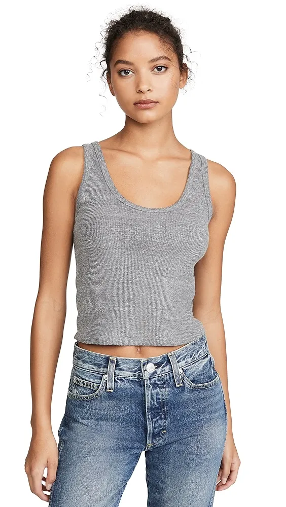 AMO   Crop Rib Tank 