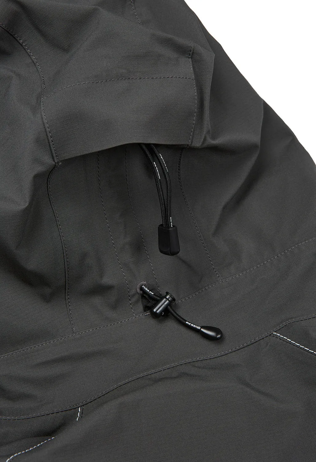 And Wander Men's PERTEX SHIELD Rain Jacket - Dark Grey