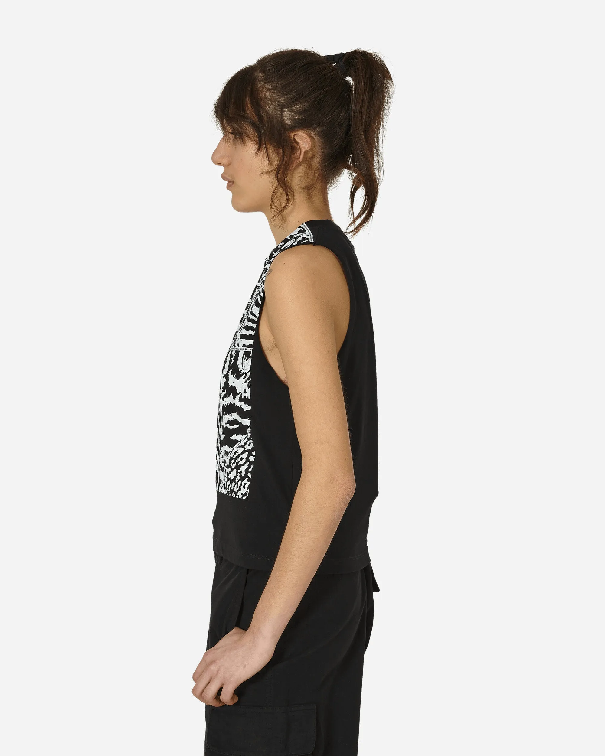 Animal Screen Vest Black