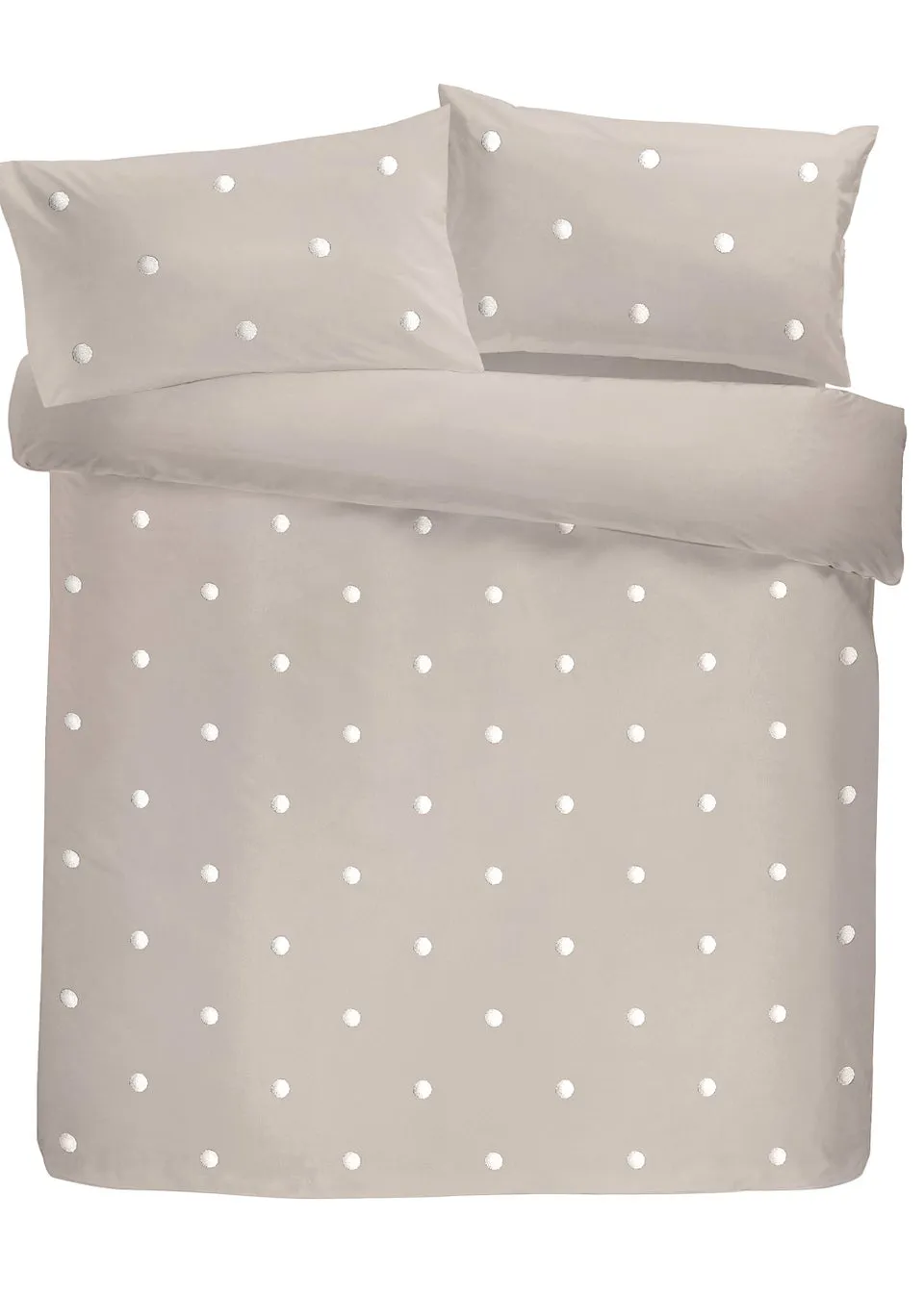 Appletree Dot Garden Beige Duvet Cover Set