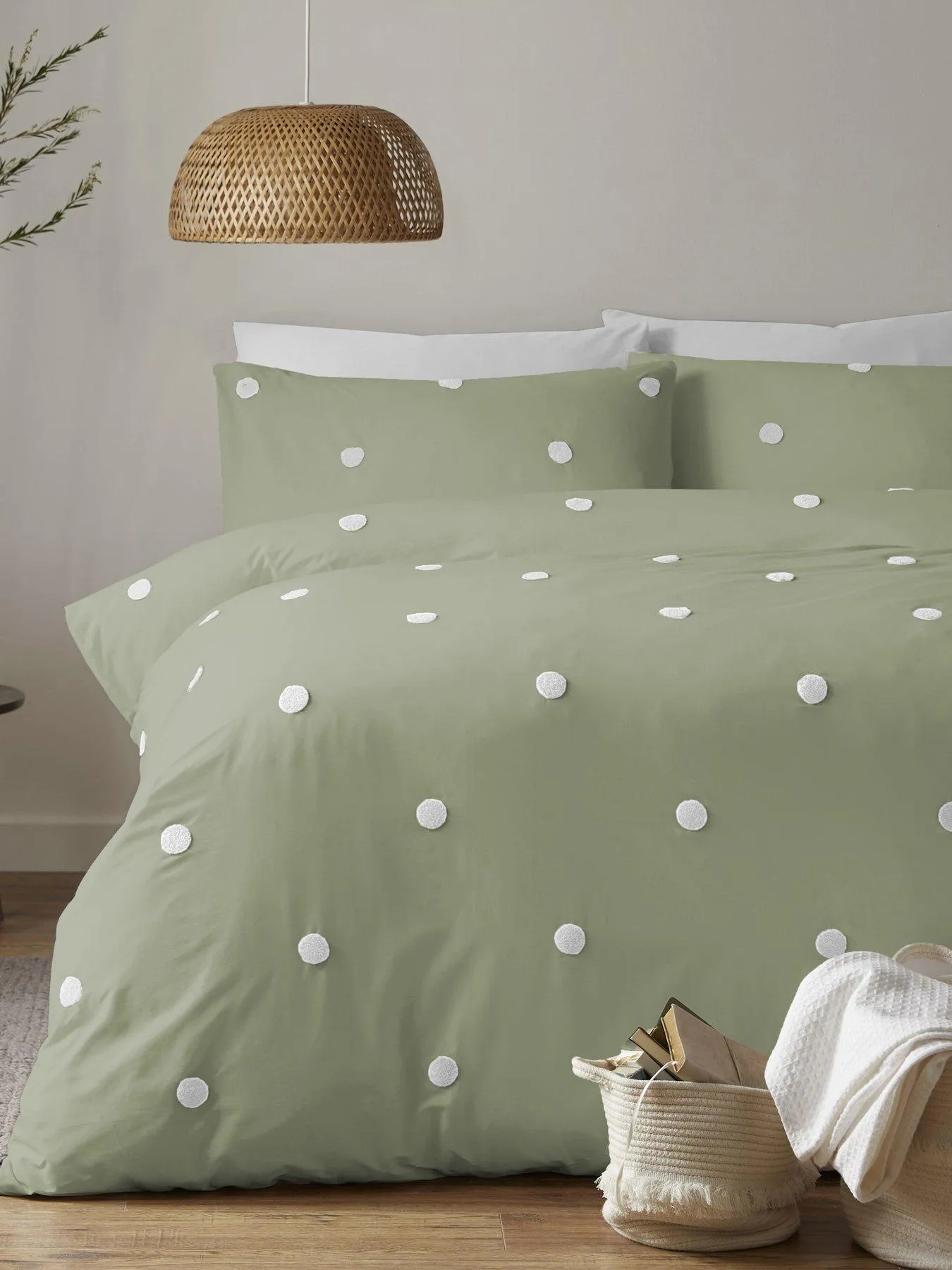 Appletree Dot Garden Duvet Cover Set