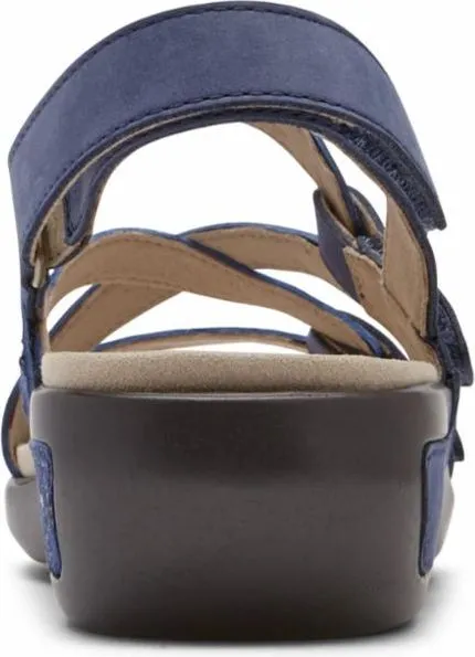 Aravon Power Comfort Strap Sandals Blue - Wide