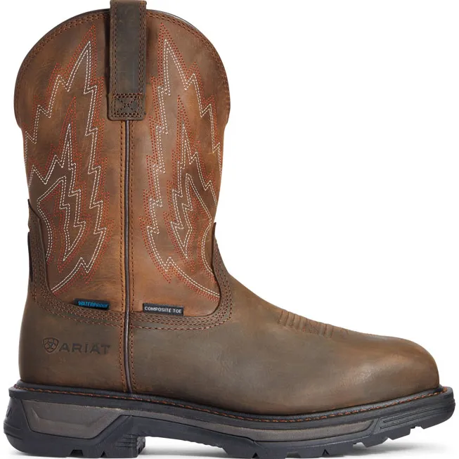 Ariat Big Rig Men's Composite Toe Electrical Hazard Waterproof Western Work Boot