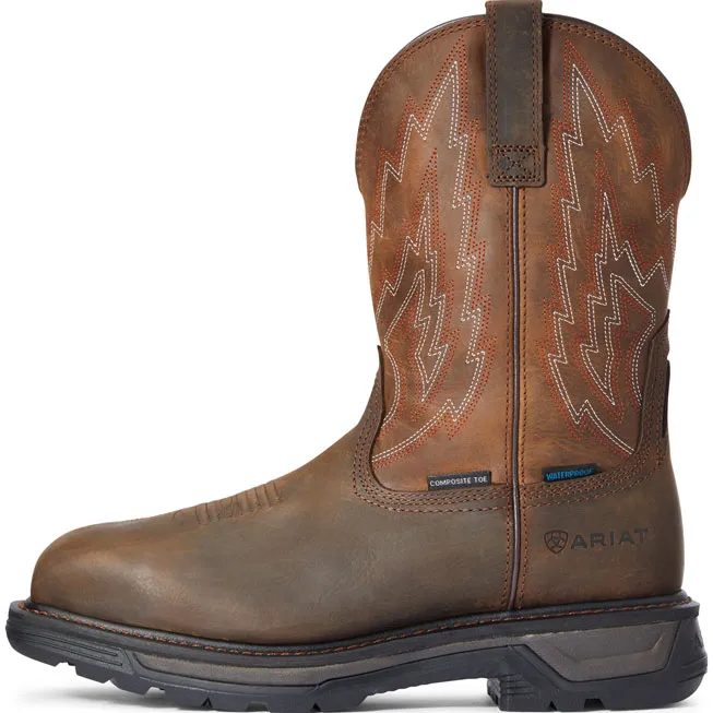 Ariat Big Rig Men's Composite Toe Electrical Hazard Waterproof Western Work Boot