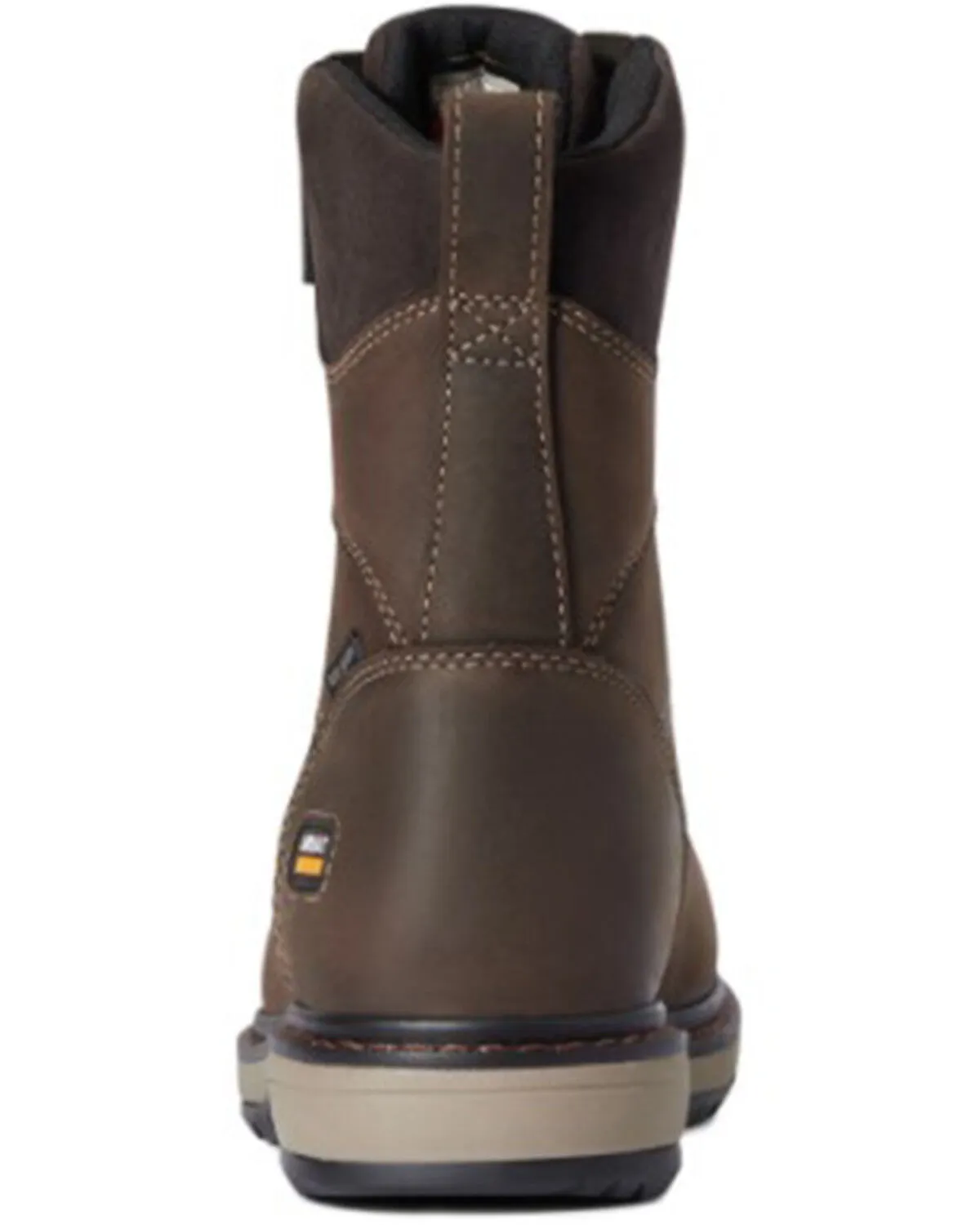 Ariat Women's Dark Brown Riveter 8" H20 400G CSA Glacier Grip Work Boot - Round Toe