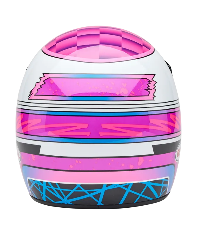 Bell Moto-3 Helmet - Deathspray Gloss Pink Purple