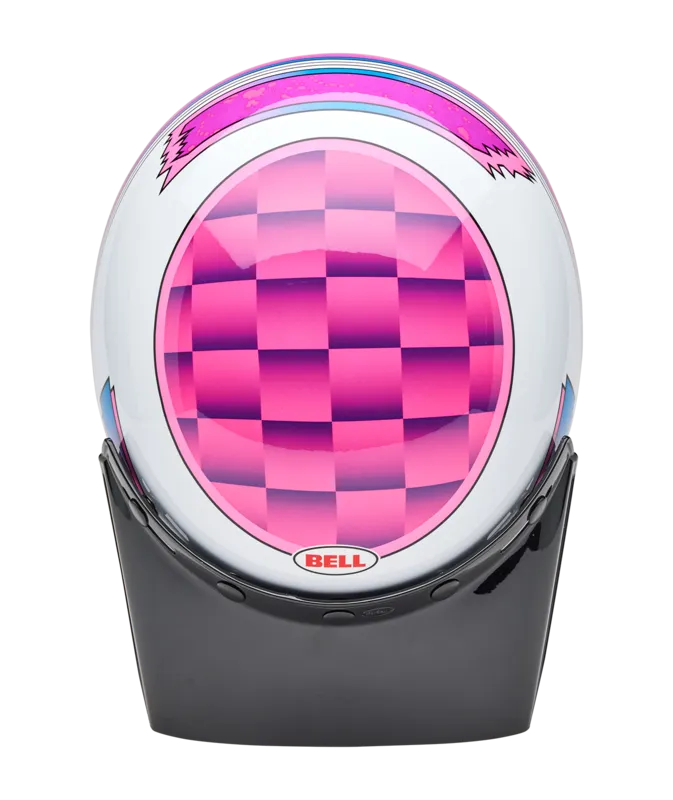 Bell Moto-3 Helmet - Deathspray Gloss Pink Purple