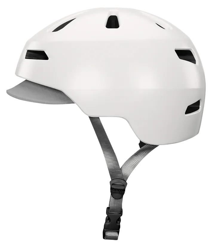 Bern Brentwood 2.0 Helmet with Visor - Satin White