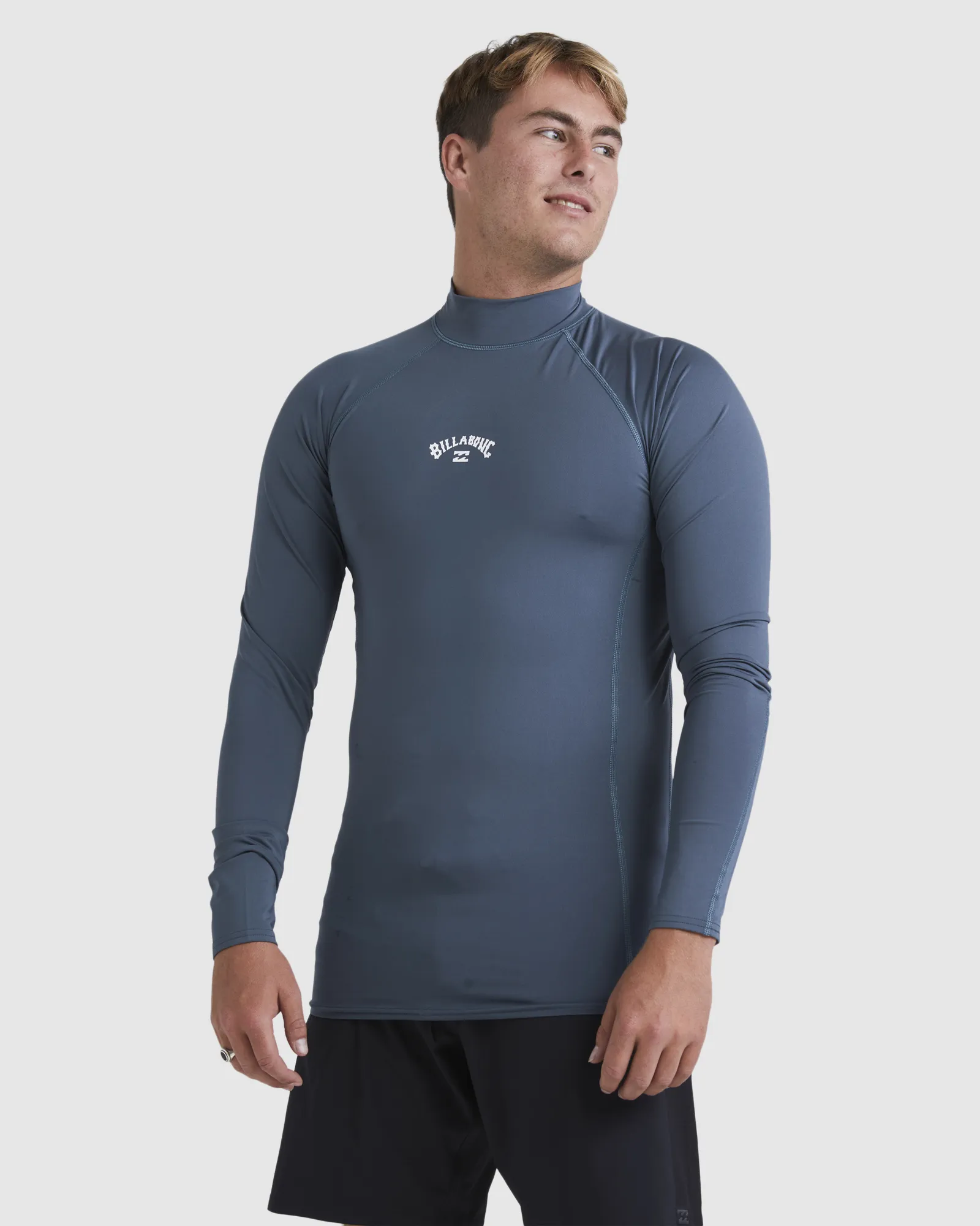 Billabong All Day Arch Rash Vest - Dark Slate | SurfStitch