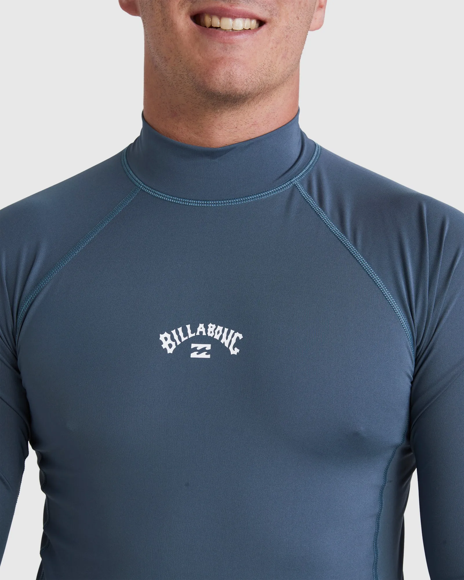 Billabong All Day Arch Rash Vest - Dark Slate | SurfStitch