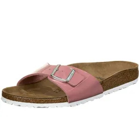 Birkenstock Madrid women slim mules dusky pink Birko-Flor