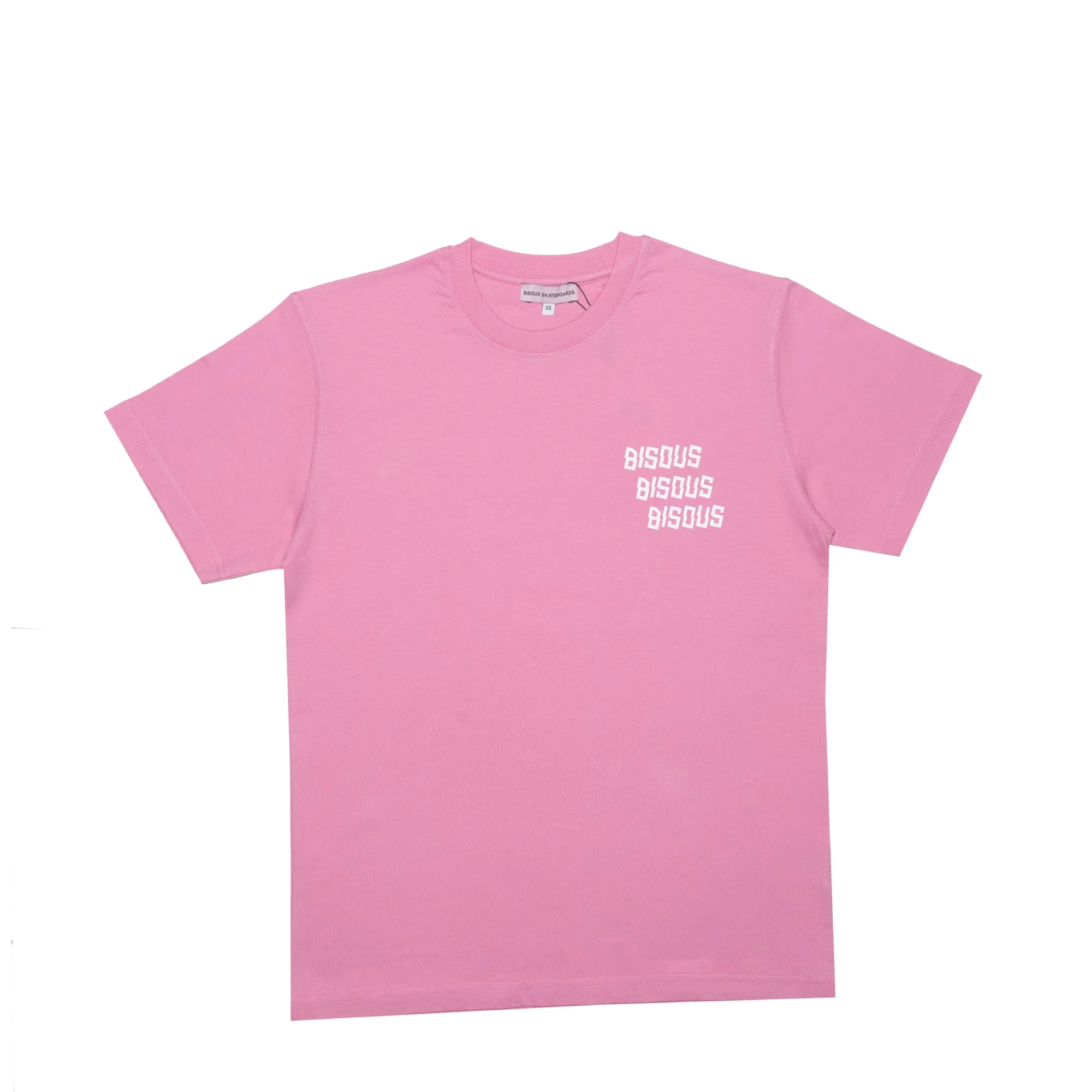 Bisous Skateboards - Bisous x3 T-Shirt - Pink