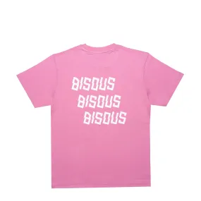 Bisous Skateboards - Bisous x3 T-Shirt - Pink