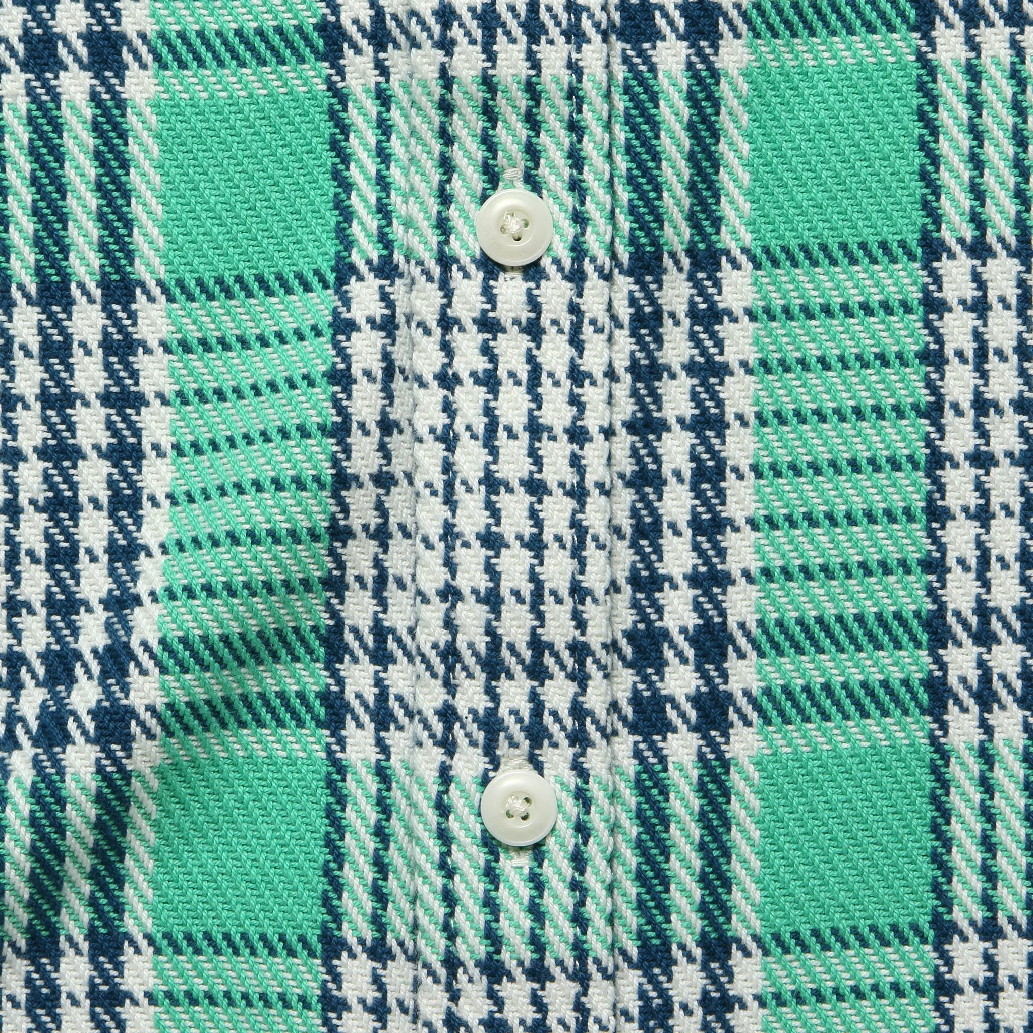 Blanket Shirt - Sea Green Graph Plaid