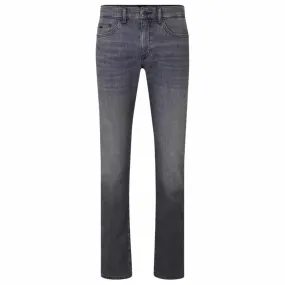 BOSS Delaware Slim-fit Jeans In Grey Italian Cashmere Touch Denim | Menswear Online