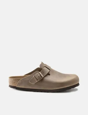 Boston Oiled Leather Narrow Sandals - Tabacco Brown