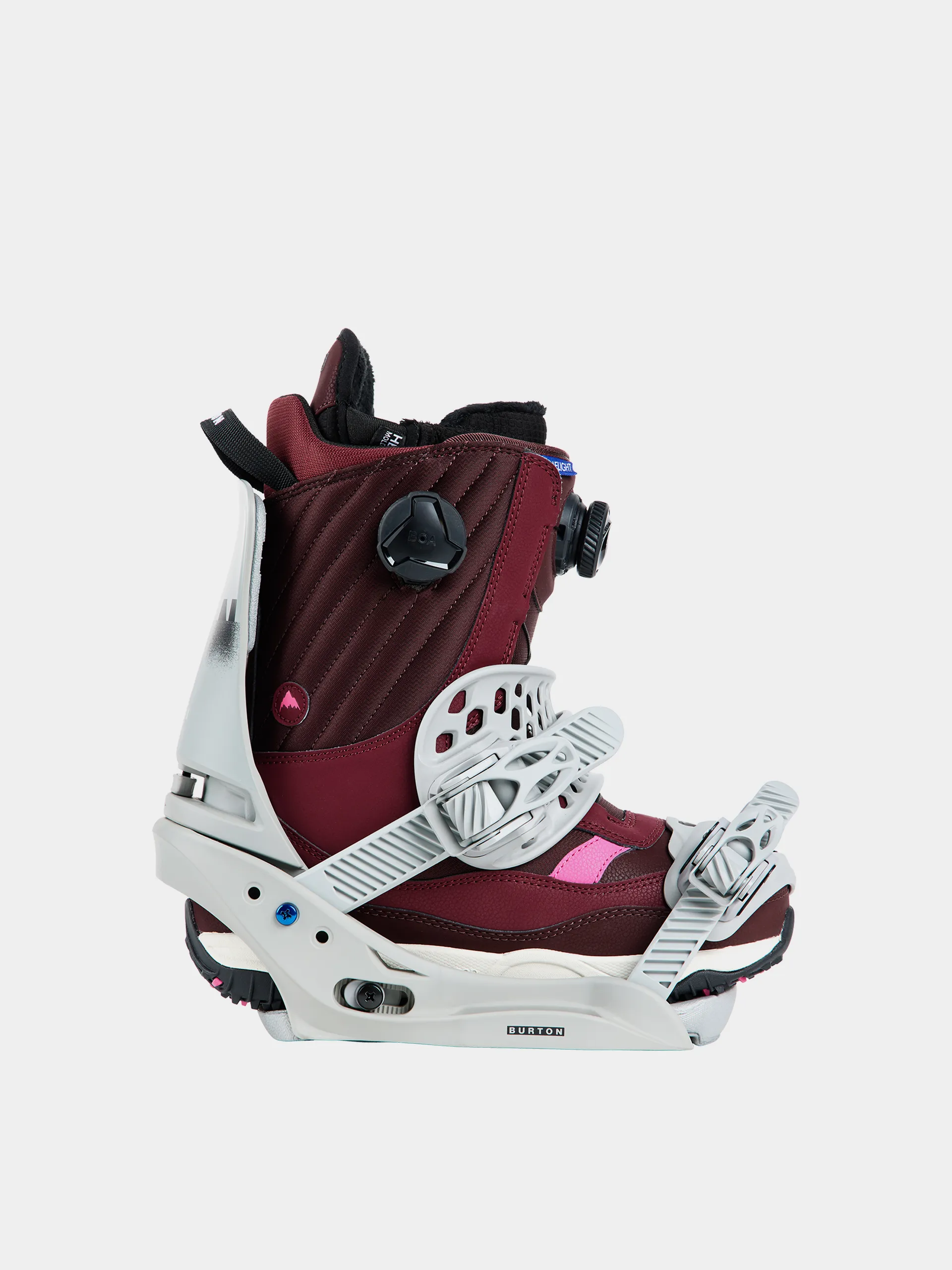 Burton Lexa X EST Snowboard bindings Wmn (gray/logo)