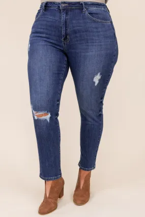 Camera Shy Jeggings, Dark Wash