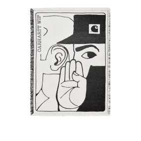 Carhartt WIP Whisper Woven Blanket (White / Black)