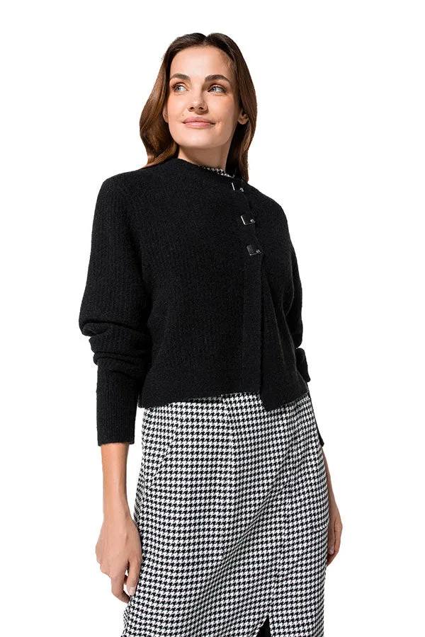 Caroline Biss BLACK PERFECTO CARDIGAN