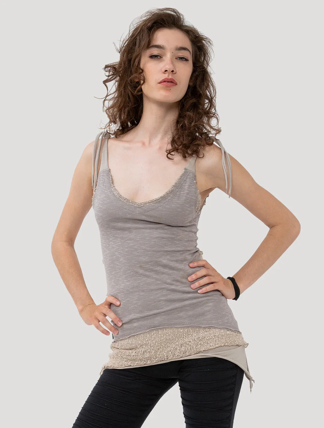 Chica Rmx Adjustable Sleeveless Top