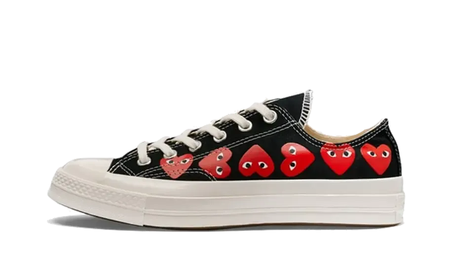 Chuck Taylor All Star 70 Ox Comme des Garcons PLAY Multi-Heart Black