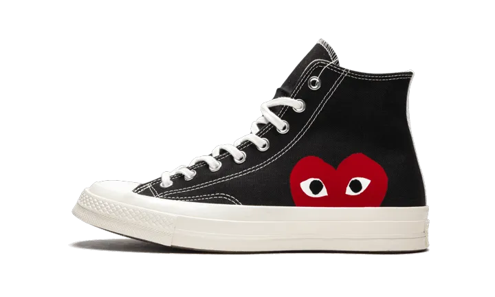 Chuck Taylor All-Star 70s Hi Comme des Garons PLAY Black