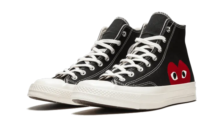 Chuck Taylor All-Star 70s Hi Comme des Garons PLAY Black