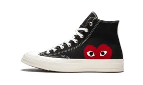 Chuck Taylor All-Star 70s Hi Comme des Garons PLAY Black