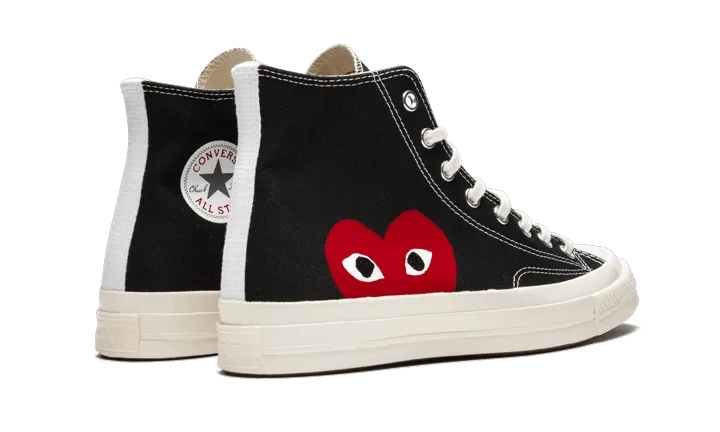 Chuck Taylor All-Star 70s Hi Comme des Garons PLAY Black