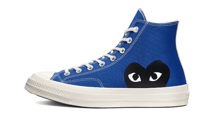 Chuck Taylor All-Star 70s Hi Comme des Garons PLAY Blue Quartz