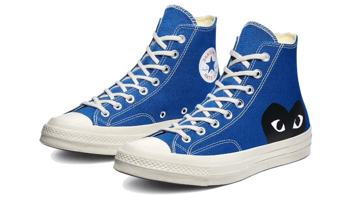 Chuck Taylor All-Star 70s Hi Comme des Garons PLAY Blue Quartz