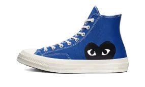 Chuck Taylor All-Star 70s Hi Comme des Garons PLAY Blue Quartz