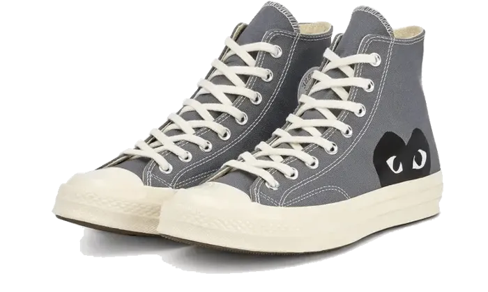 Chuck Taylor All-Star 70s Hi Comme des Garons PLAY Steel Grey