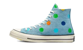 Chuck Taylor All-Star 70s Hi Golf Wang Denim Polka Dots