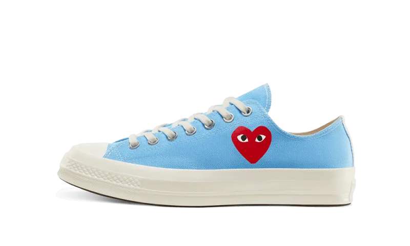 Chuck Taylor All-Star 70s Ox Comme des Garons PLAY Bright Blue