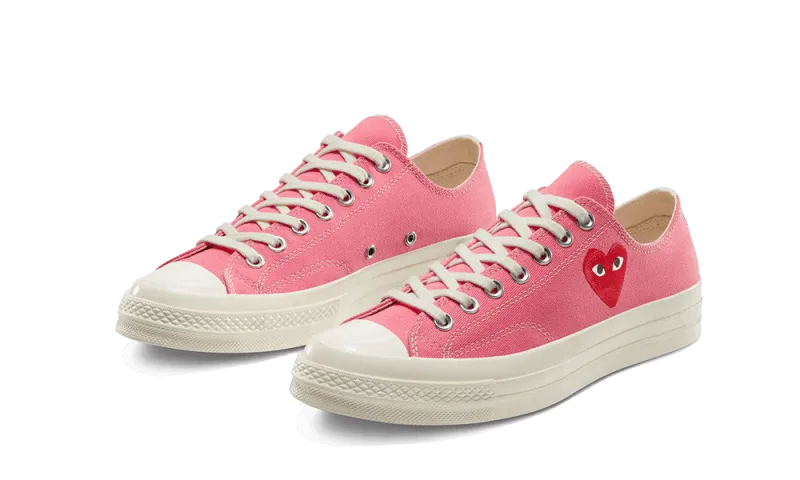 Chuck Taylor All-Star 70s Ox Comme des Garons PLAY Bright Pink